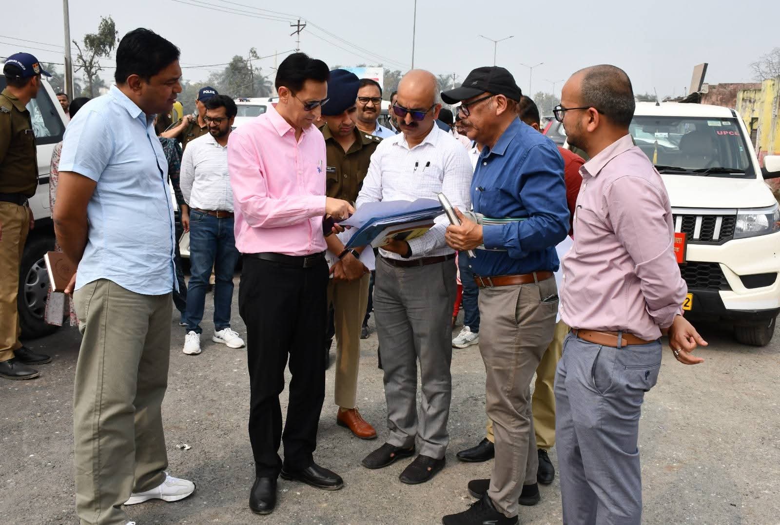 रुद्रपुर में मण्डलायुक्त दीपक रावत का निरीक्षण, विकास कार्यों में गुणवत्ता और समयबद्धता पर जोर